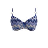 Freya Arizona Wave niet-voorgevormde beugel bikinitop met lurex blauw