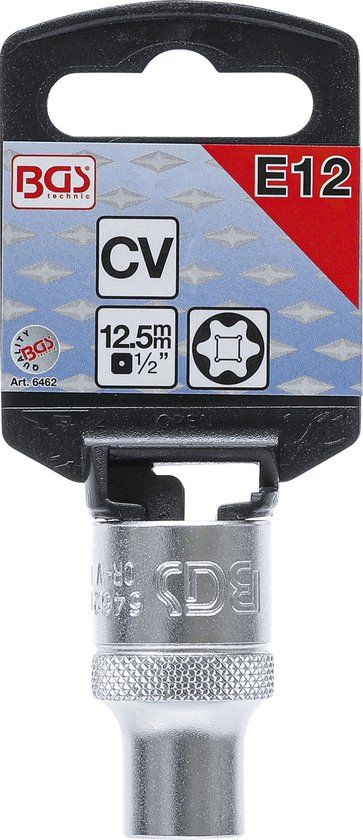 BGS 6462 | Dopsleutel E-profiel | 1/2" | E12