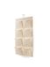 Verpakkingsinhoud: Linea Più 0385C Easystorage opbergdoos, verticaal, TNT met 8 vakken, 46 x 84 cm, ecru