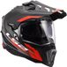 LS2 Helm Explorer Hexa MX701 zwart / rood / grijs maat S