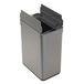 Well Home Afvalbak, 50 l, metallic, roestvrij staal, met vleugelopening en automatische sensor, H. 53 cm