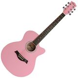 TIGER ACG1-PK-SM akoestische gitaar full-size small body - pastelroze