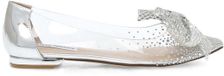 Steve Madden Dames ballerina's Julisa Transparant/Zilver