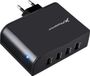 Phoenix Technologies PHMULTIUSBCHARGER Universele USB-oplader voor mobiele apparatuur, Zwart