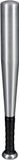 Relaxdays honkbalknuppel aluminium 18 inch antislip softbalknuppel lichtgewicht zilver