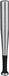 Relaxdays honkbalknuppel aluminium 18 inch antislip softbalknuppel lichtgewicht zilver