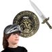Boland set de chevalier pour enfants - Casque de chevalier - Épée de 48 cm - Bouclier - Plastique