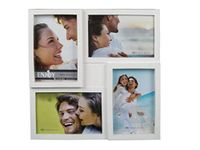 Decoratieobject/fotolijst meerdere fotomodels 4 weergaven / afmetingen: 28 x 28 x 2 cm