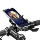 ROCKBROS Fiets Motorfiets Mobiele Telefoon Houder voor 4.2-6.8 inch Smartphone 360° Draaibare Ebikes Houder voor Stuur 22.2 tot 31.8mm Universeel