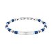 Maserati JM334AVD45 Bracelet Homme Iconic Acier inoxydable argenté or rose bleu Sodalite 19 + 3 CM