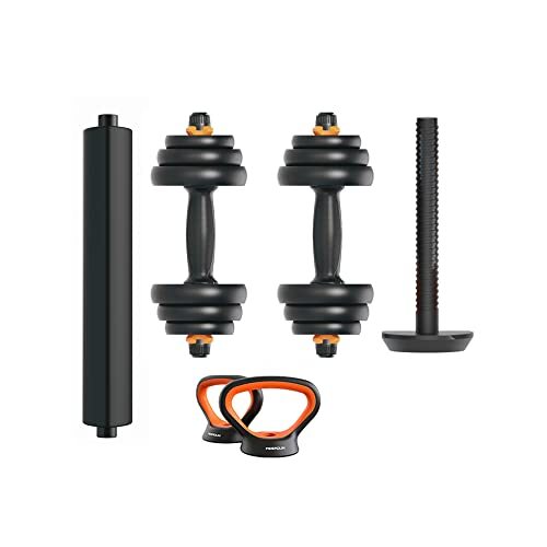 FED Xiaomi FED-halterset V2 + stang + halter, 20 kg, verstelbaar, multifunctioneel, ergonomische handgreep