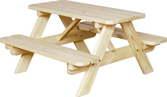 SenS-Line Jimmy Kinder Picknicktafel - Naturel - 90cm