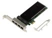 KALEA-INFORMATIQUE PCIe 2.0 x1 4-poorts RJ45 Quad GIGABIT ethernet netwerkcontroller kaart met Intel 82576 chipset. Beugels met laag en hoog profiel
