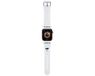 Karl Lagerfeld 3D rubberen Choupette hoofdband voor Apple Watch 42/44/45/49 mm - wit