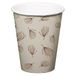 Folat 25011 set van 8 decoratieve bekers voor babyshower, groen, wit, 250 ml, meerkleurig