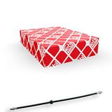 FEBI BILSTEIN Bremsschlauch 27842 Vorderachse beidseitig, Lengte: 555mm, Compatibel met: BMW 7