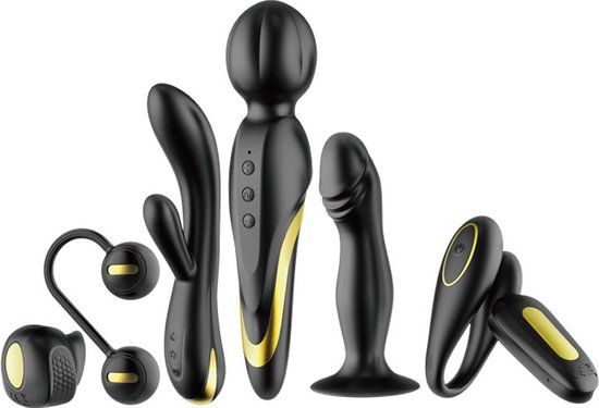 Pretty Love Queens Luxury Collection Vibrator - 18K Gold Finish - Black