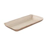 Kaufdichgruen.de DTW05479 dipschaal van palmblad, 25 stuks, hoekig, 125 ml, 13,5 x 8 x 2 cm, composteerbaar