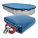 Pool Mate 351824-16:00 Winter zwembadafdekking, zwaar blauw, 5,5 x 7,3 m bovengrondse zwembaden