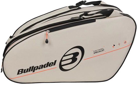 Bullpadel Racketbag Tour 2026 Whitekleur