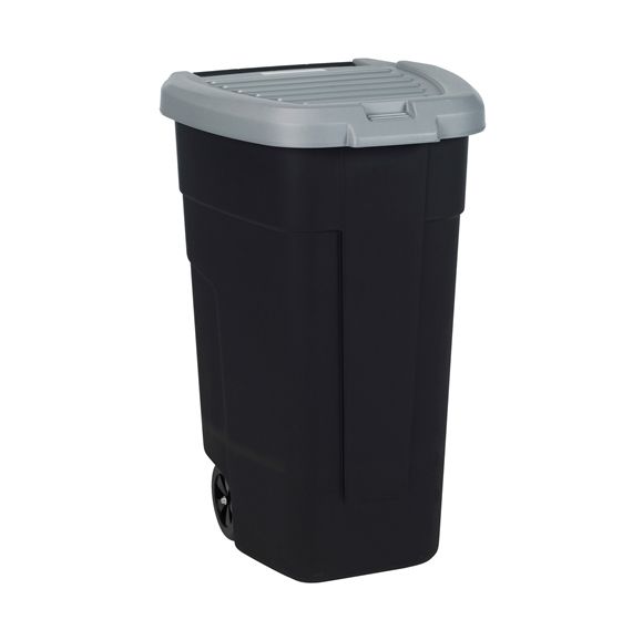 Allibert 192769 Vuilnisbak - 110 Liter - Grijs/Zwart