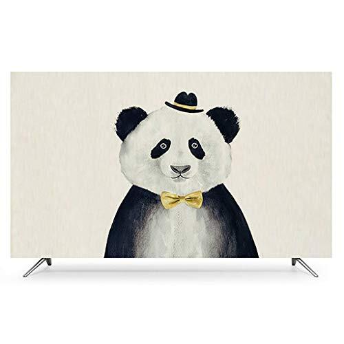 HBLZG Monitor Cover, Cartoon moderne TV cover muur opknoping LCD TV stofkap doek Europese verdikking kleine verse beschermhoes 32-60"-47"-A