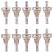 Merkloos Filtre à air de remplacement pour moteurs 50cc/70cc/90cc/110cc/125cc/150cc - Pack de 10