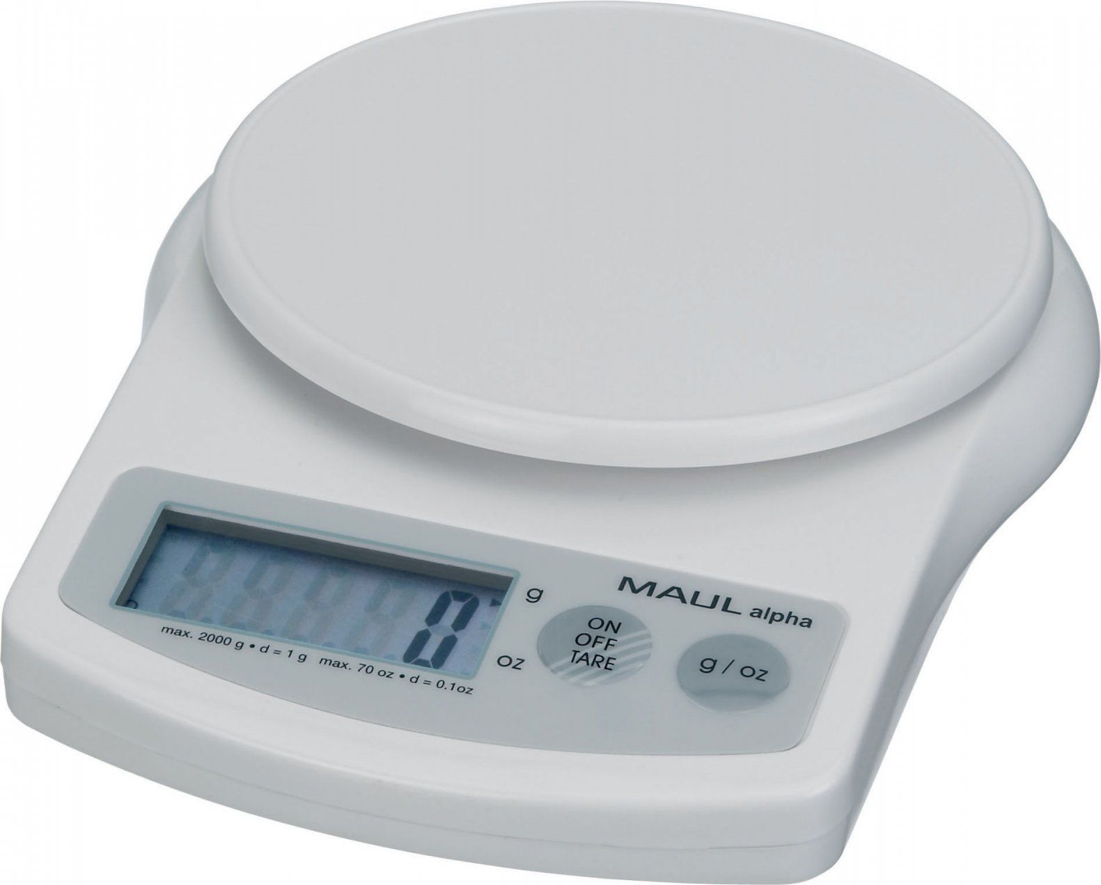 Maul alpha 2000G - Brievenweegschaal - Max. 2 kg - Wit