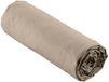 douceur d'intérieur Percale Hoeslaken (180 x 200 cm) Zand