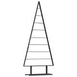 vidaXL Metalen kerstboom zwart 180 cm staal