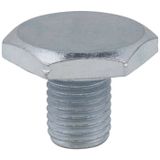 KS Tools 430.1015 Olieaftapplug, buitenzeskant, 21mm, M10x1,25x13mm, 10 per pak
