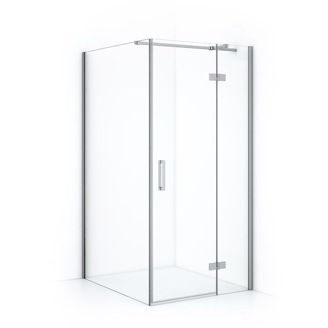 Maxaro Douchecabine Diamond 110x100cm 8mm Helder Veiligheidsglas Chroom met Draaideur