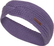 Knit Factory Joy Gebreide Dames Hoofdband - Violet