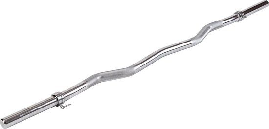 Taurus EZ bar curlstang 30 mm - 120cm - tot 150kg - EZ stang - Curl stang