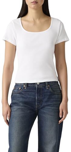 Levi's Essential Sqrd Neck Tee T-shirt voor dames