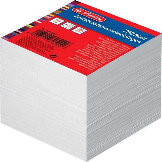 Herlitz Memoblok Wit 700 1603000