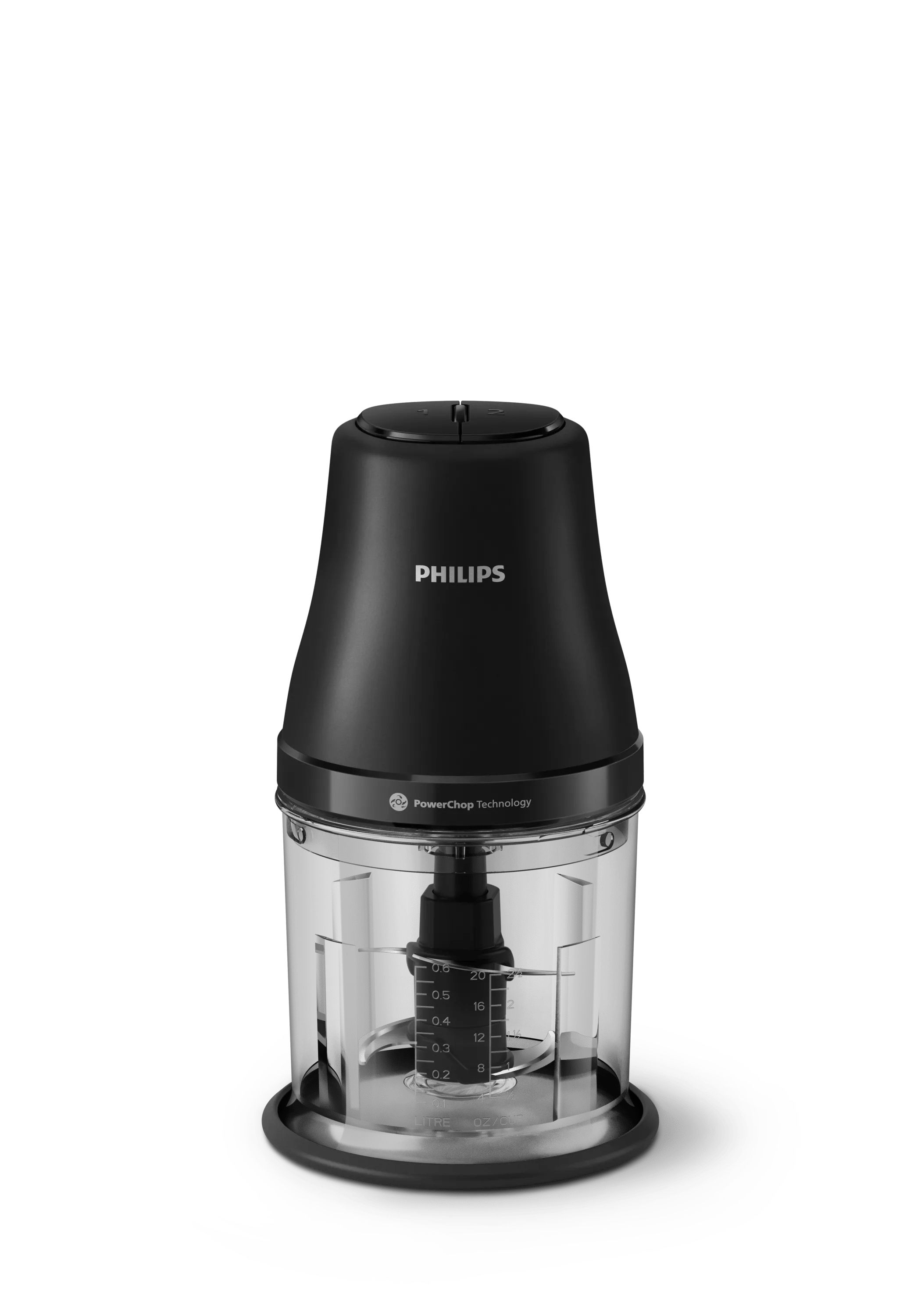 Philips HR1501/00 Electric Food Chopper - 1L, 450W, Black