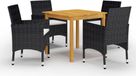 Prolenta Maison Exclusive Tuinset, 5-delig, zwart