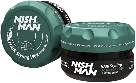 Nishman M8 Matte Crème - Haarstyling voor Mannen - Natuurlijke Finish