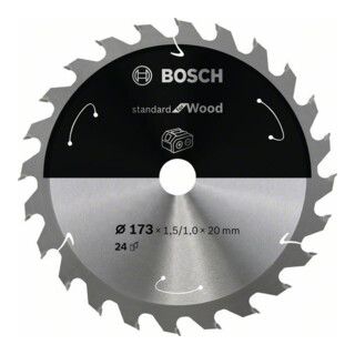 Bosch Cirkelzaagblad Standard for Wood - 173x1,5/1x20 - 24 tanden - 1 stuk