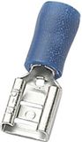 Elematic Vlakke kabelschoen (v) - 6,7mm / blauw - half geïsoleerd (100 stuks)