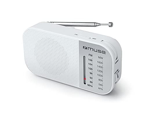 Muse M-025 RW - Draagbare radio - Wit