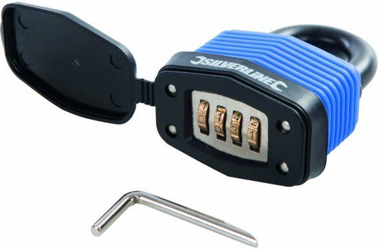 Silverline Waterbestendig combinatie hangslot 50 mm