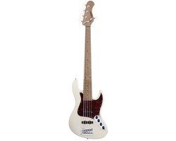 Sadowsky MetroExpress Vintage J/J Bass Roasted Maple Solid Olympic White 5-snarige elektrische basgitaar