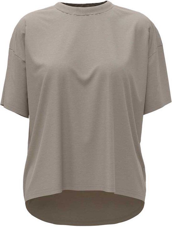 Odlo Active 365 Natural Blend Crew Neck T-shirt Dames - Silver Cloud Melange - L