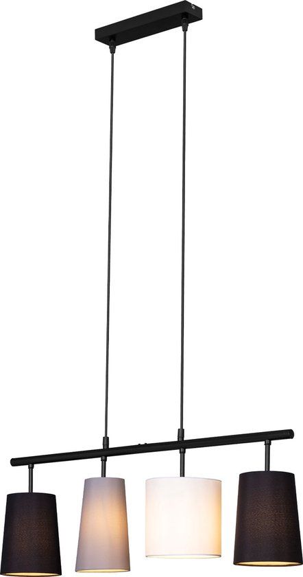 Briloner SHADES Hanglamp - 4-lichts - E27 - Max. 40W - 74x120cm