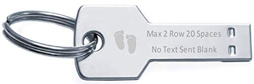 Select Gifts Sleutelhanger Flash Memory Stick USB 16 GB Nieuwe Baby Voeten
