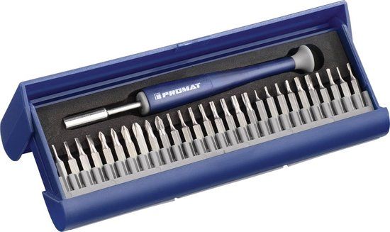 Promat precisie schroevendraaierset magnetisch 27-delig