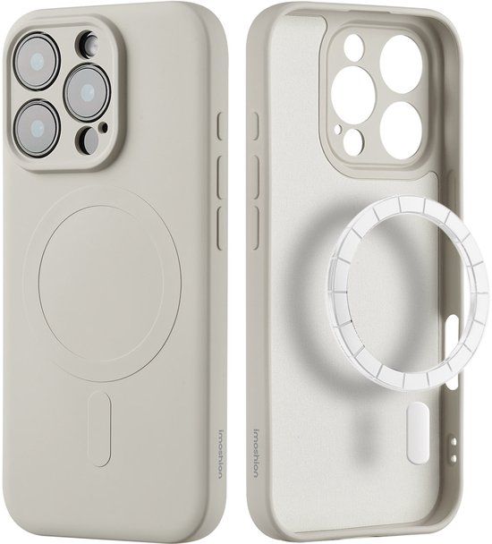 imoshion Color Backcover geschikt voor MagSafe - Beige - Apple iPhone 16 Pro Max