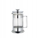 Cilio Cafetière 'Laura' - 8 Kopjes, 1L, RVS & Borosilicaat Glas